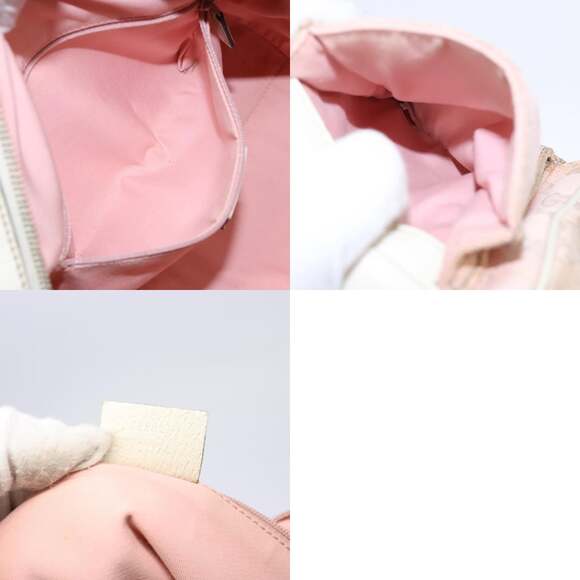 GUCCI GG Canvas Abbey Hand Bag Pink Gold - Picture 13 of 13